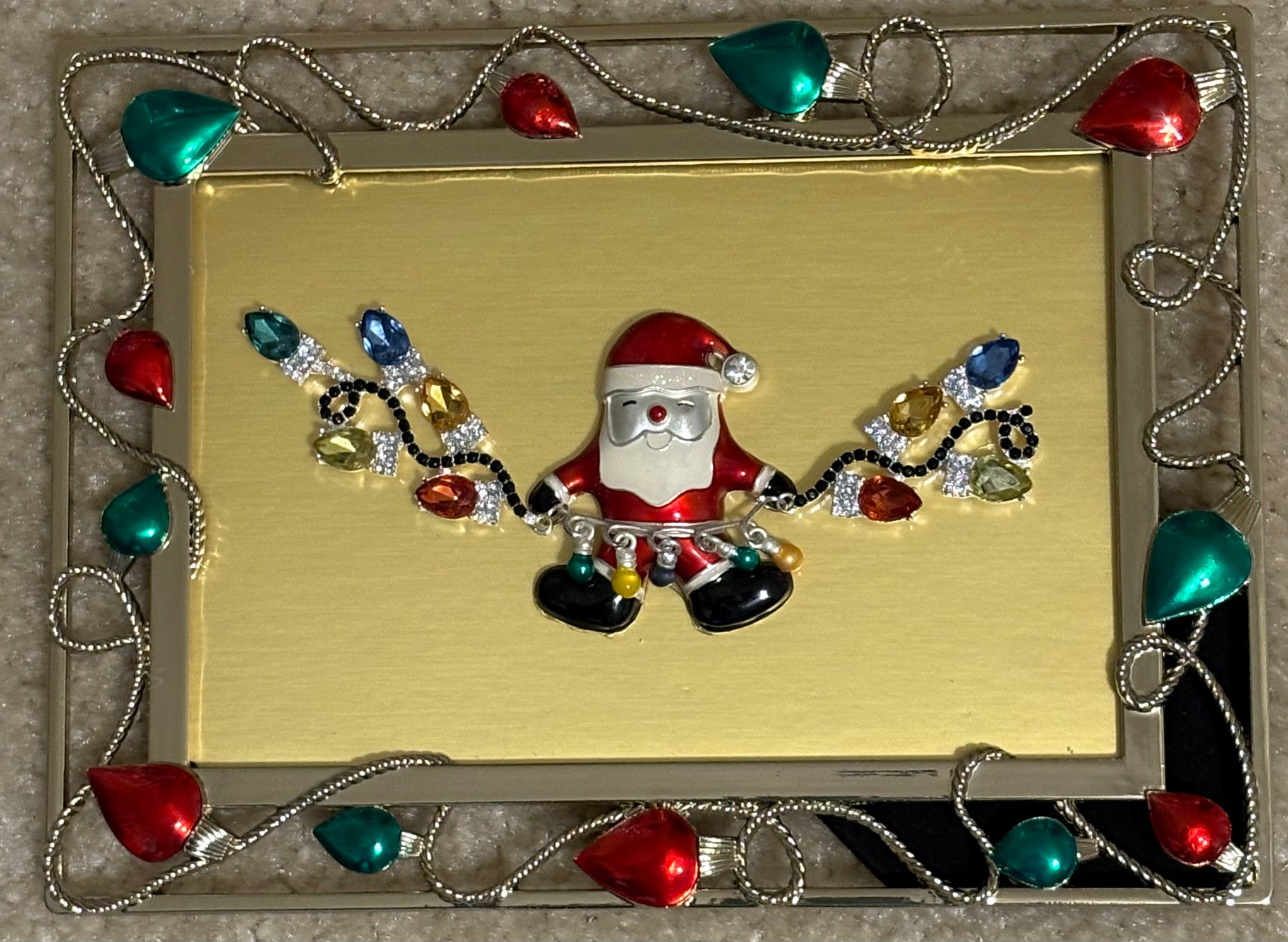 Santa String of Lights