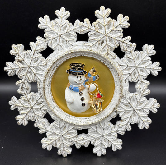 Snowman with Lantern