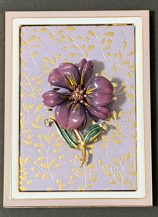 Purple Brooch