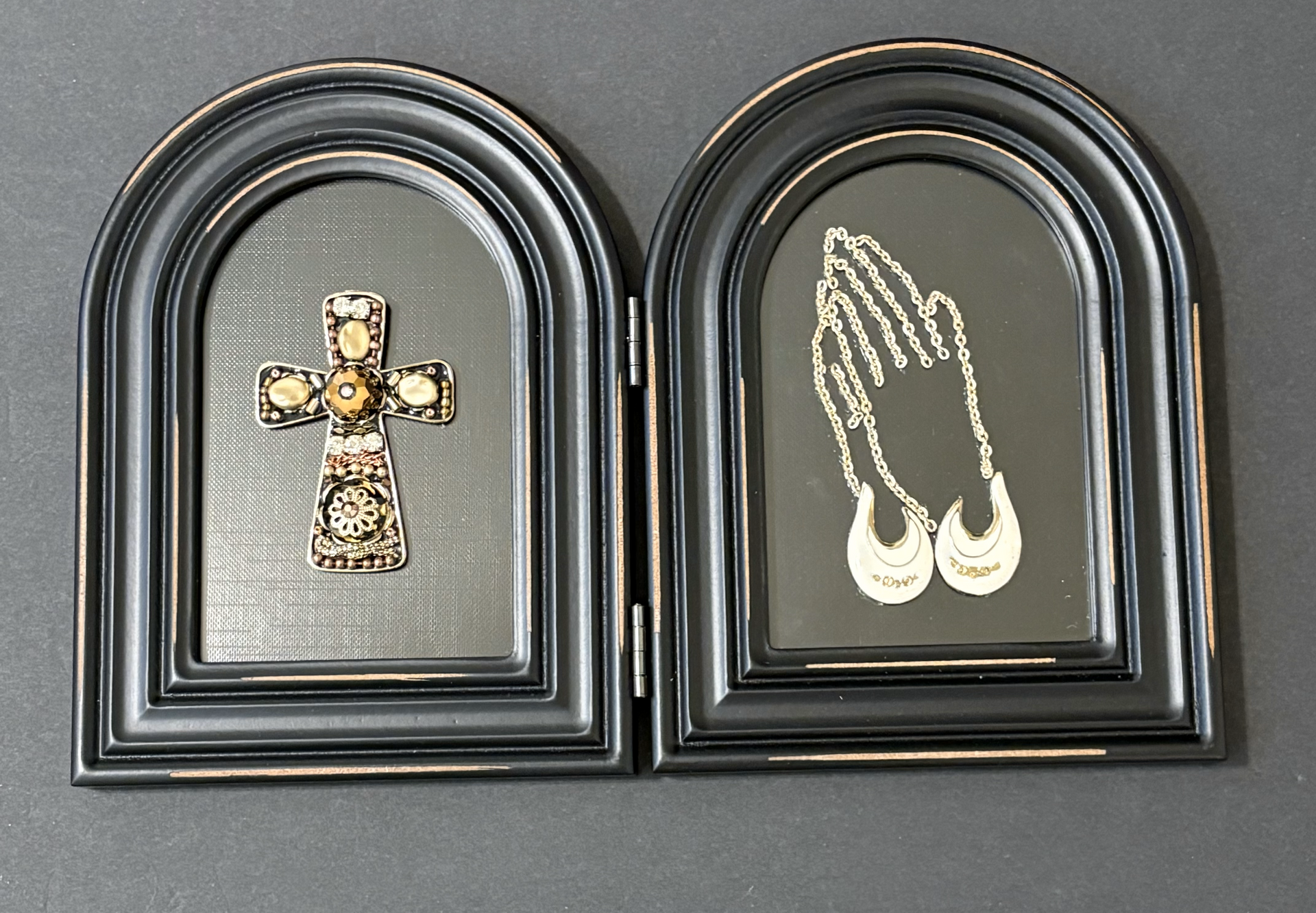 Praying Hands with Cross