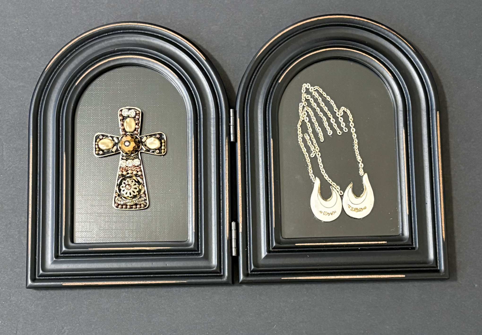Praying Hands with Cross